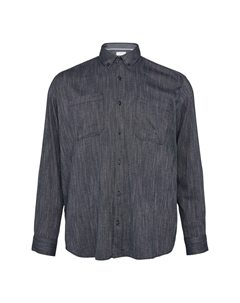 Рубашка на пуговицах классического кроя, Navy S.oliver