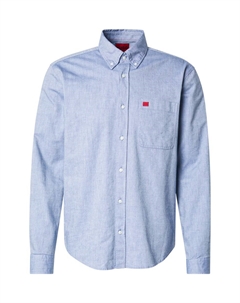 Рубашка Slim Fit на пуговицах Evito, Light blue Hugo