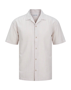 Рубашка на пуговицах Comfort fit  JJESummer Resort, Beige/Dark beige Jack & jones