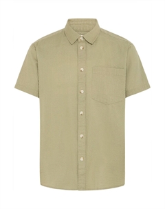 Рубашка на пуговицах классического кроя SDPalle, Khaki Solid