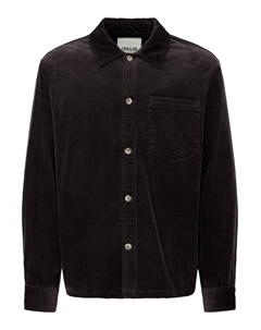 Рубашка на пуговицах классического кроя INGVI, Black Solid