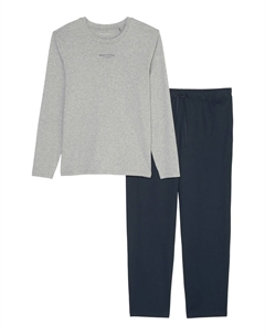 Длинная пижама Marc OPolo Mix & Match, mottled grey/Black Marc o'polo