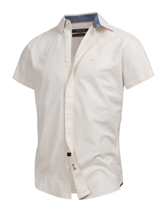 Рубашка на пуговицах классического кроя Kenner, Beige Indicode jeans