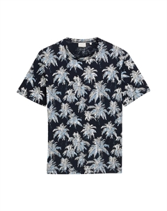 Футболка, marine blue/Light blue Tom tailor