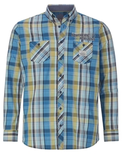 Рубашка на пуговицах Comfort fit Jorheim, Blue Jan vanderstorm