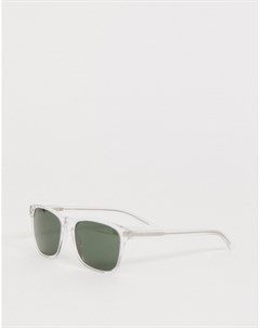 Солнцезащитные очки в квадратной оправе с зелеными стеклами Очистить Levi's®