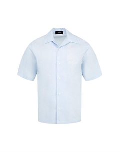 Рубашка Starburst Poplin Camp Shirt, Ashley Blue Amiri