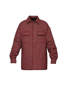 Рубашка Boucle Padded Overshirt, Deep Red Amiri