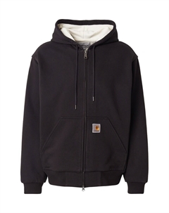 Худи с капюшоном на молнии, Black Carhartt wip