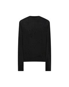 Свитер Shotgun Embroidered Crew, Black Amiri