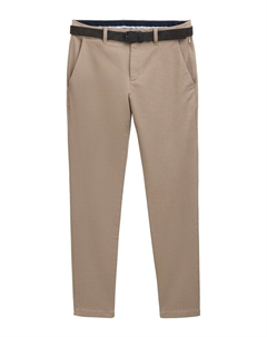 Узкие брюки-чинос Travis, Dark beige Tom tailor