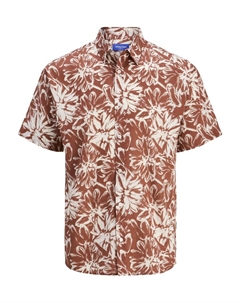 Рубашка на пуговицах классического кроя  JORJOSHUA SPLIT, Brown Jack & jones