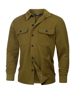 Рубашка на пуговицах Comfort fit Nello, Olive Indicode jeans