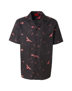 Рубашка на пуговицах классического кроя Ellino, Black Hugo