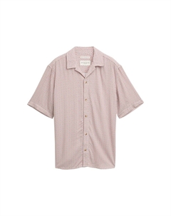 Рубашка на пуговицах Comfort fit, Cream/Dark beige Tom tailor