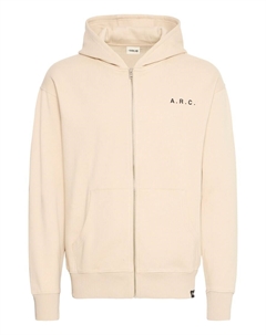 Худи с капюшоном на молнии SDHenne, Beige Solid