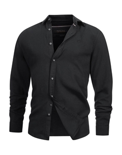 Рубашка на пуговицах классического кроя, Black Indicode jeans