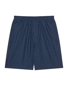 Шорты Monogram Pattern Deck Shorts, Grey/Blue Givenchy
