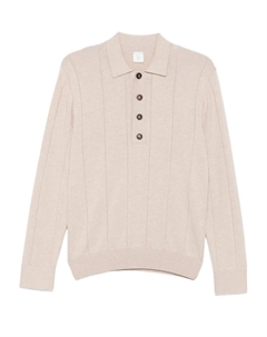 Рубашка поло в рубчик, нейтральный Eleventy