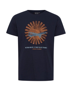 Футболка Ronny, Navy/Opal Indicode jeans