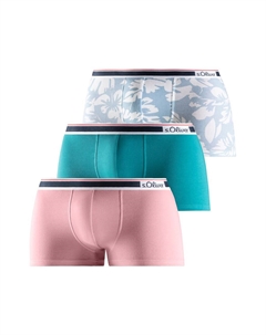 Боксеры, Cyan blue/Light blue/Dusky pink S.oliver