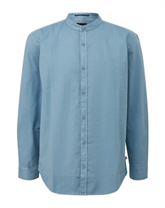 Рубашка на пуговицах классического кроя, Light blue Qs