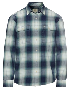 Рубашка на пуговицах классического кроя, Blue/Dark blue Camel active