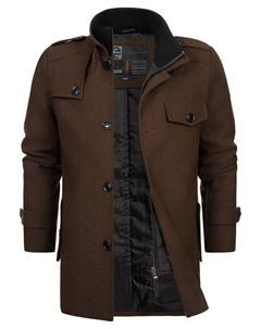 Демисезонное пальто Brandon, Brown Indicode jeans