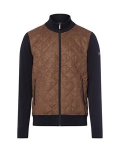 Вязаный кардиган, marine blue/Dark brown Bugatti