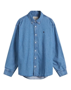 Джинсовая рубашка Лукас, Blue Stone Washed Carhartt wip