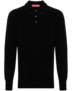 Рубашка поло из вирджинской шерсти, черный Drumohr