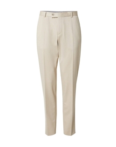 Узкие брюки со складками, Cream Bugatti