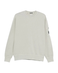 Свитшот с круглым вырезом и деталями-линзами, нейтральный C.p. company