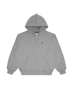 Толстовка Small Box Zip Up Hooded Sweatshirt, Heather Grey Supreme