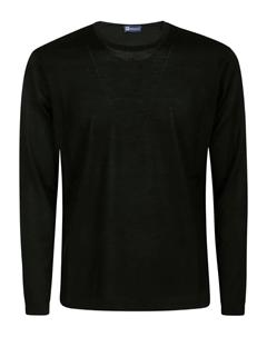 Шерстяная футболка с длинными рукавами, черный Alpha industries