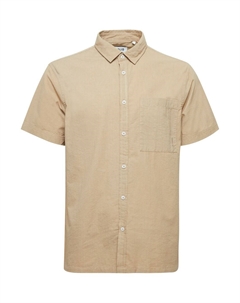 Рубашка на пуговицах классического кроя Frevne, Sand Solid