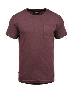 Футболка Bob, Wine red Solid