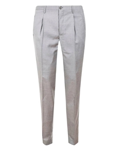 Плиссированные брюки, серый Incotex