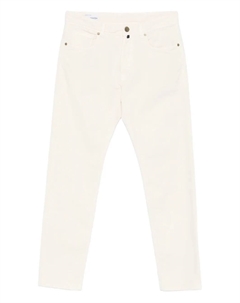 Прямые брюки, белый Incotex