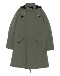 Пальто с капюшоном и клапанами на карманах, зеленый A.p.c.
