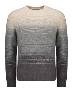 Вязаный свитер с эффектом омбре, серый Herno