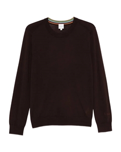 Шерстяной свитер с круглым вырезом, красный Paul smith