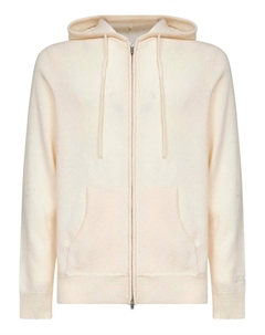 Худи на молнии с кулиской и карманом-кенгуру, нейтральный Mc2 saint barth