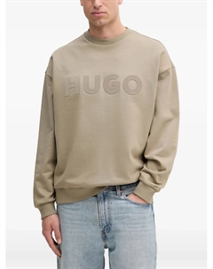 Хлопковый свитшот с логотипом, нейтральный Hugo