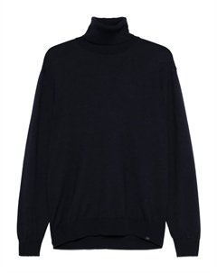 Шерстяной свитер с высоким воротником, черный Paul & shark