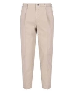 Брюки со складками спереди, нейтральный Incotex