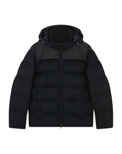 Пуховик с капюшоном, черный Paul & shark