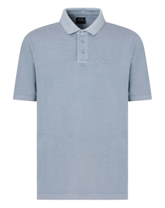 Рубашка поло с логотипом, синий Armani exchange