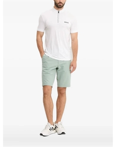 Фактурная футболка поло, белый Boss