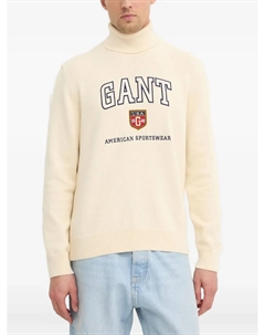 Водолазка с логотипом, нейтральный Gant
